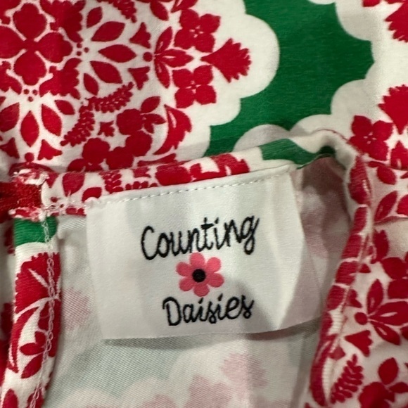 Little Girls Red/Green Dress size 6, NWOT! - Picture 3 of 4